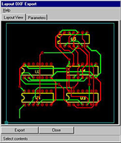 Layout DXF Export