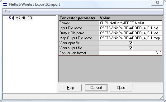 Netlist/Wirelist Export & Import