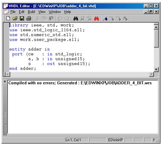 VHDL Editor